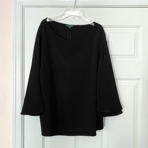 Ralph Lauren Flared Sleeve Blouse